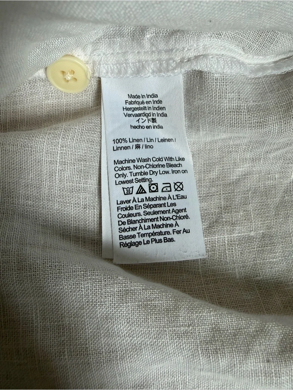 J Crew white linen Maxine tank size XXS NWOT